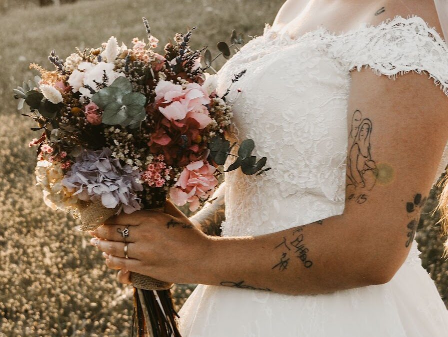 Flores preservadas para una boda especial